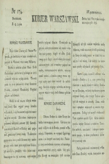 Kurjer Warszawski. [1821], nr 174 (13 lipca)