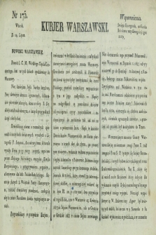 Kurjer Warszawski. [1821], nr 175 (24 lipca)