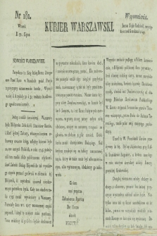 Kurjer Warszawski. [1821], nr 181 (31 lipca)