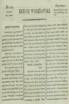 Kurjer Warszawski. [1821], nr 204 (17 sierpnia)