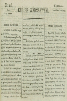 Kurjer Warszawski. [1821], nr 208 (31 sierpnia)