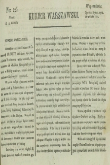 Kurjer Warszawski. [1821], nr 223 (18 września)