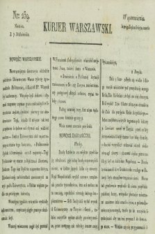 Kurjer Warszawski. [1821], nr 239 (7 października)