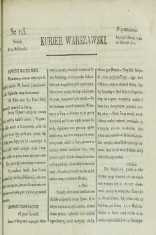 Kurjer Warszawski. [1821], nr 245 (14 października)