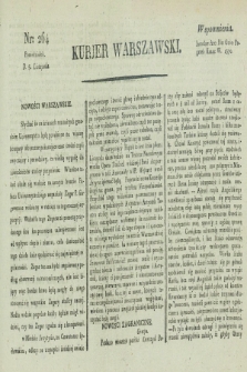 Kurjer Warszawski. [1821], nr 264 (5 listopada)