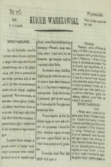 Kurjer Warszawski. [1821], nr 273 (16 listopada)