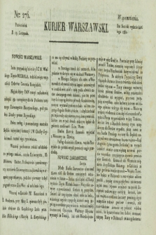 Kurjer Warszawski. [1821], nr 276 (19 listopada)