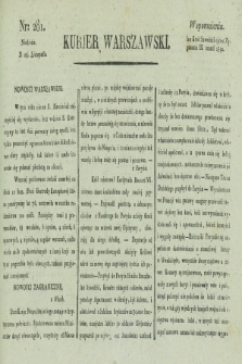 Kurjer Warszawski. [1821], nr 281 (25 listopada)