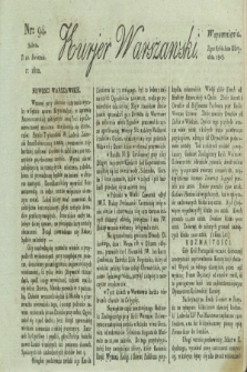 Kurjer Warszawski. 1822, nr 94 (20 kwietnia)