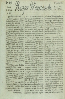 Kurjer Warszawski. 1822, nr 176 (25 lipca)