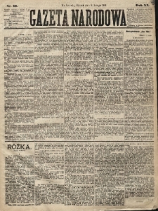 Gazeta Narodowa. 1881, nr 30