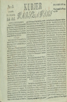 Kurjer Warszawski. 1823, nr 13 (16 stycznia)