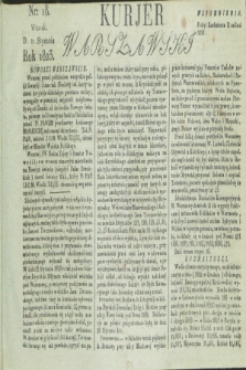 Kurjer Warszawski. 1823, nr 18 (21 stycznia)