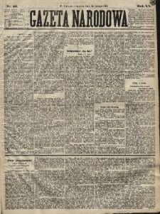 Gazeta Narodowa. 1881, nr 44