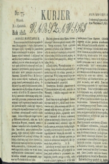 Kurjer Warszawski. 1823, nr 77 (1 kwietnia)