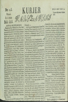 Kurjer Warszawski. 1823, nr 113 (13 maja)