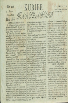 Kurjer Warszawski. 1823, nr 115 (16 maja)