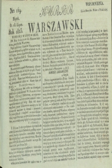 Kurjer Warszawski. 1823, nr 169 (18 lipca)