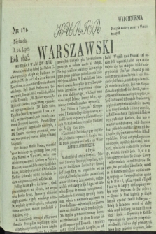 Kurjer Warszawski. 1823, nr 171 (20 lipca)