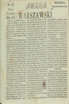 Kurjer Warszawski. 1823, nr 197 (19 sierpnia)