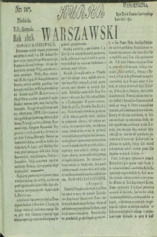 Kurjer Warszawski. 1823, nr 207 (31 sierpnia)