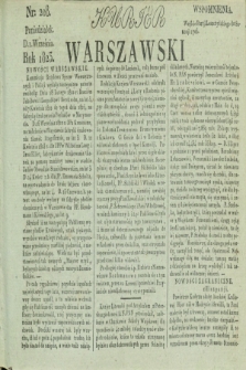 Kurjer Warszawski. 1823, nr 208 (1 września)