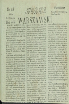 Kurjer Warszawski. 1823, nr 218 (13 września)