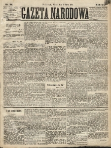 Gazeta Narodowa. 1881, nr 54