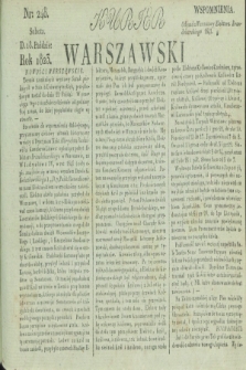 Kurjer Warszawski. 1823, nr 248 (18 października)