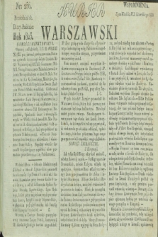 Kurjer Warszawski. 1823, nr 256 (27 października)