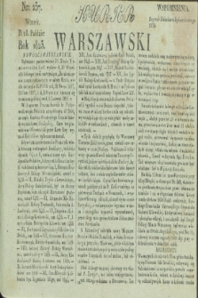 Kurjer Warszawski. 1823, nr 257 (28 października)