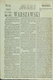 Kurjer Warszawski. 1823, nr 270 (13 listopada)