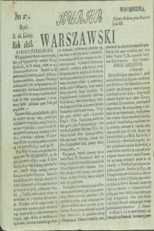 Kurjer Warszawski. 1823, nr 271 (14 listopada)