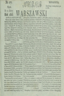 Kurjer Warszawski. 1823, nr 277 (21 listopada)