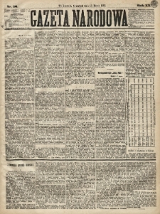 Gazeta Narodowa. 1881, nr 56