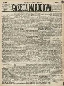Gazeta Narodowa. 1881, nr 57