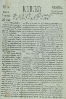 Kurjer Warszawski. 1824, nr 10 (11 stycznia) + dod.