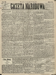 Gazeta Narodowa. 1881, nr 62