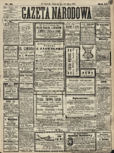 Gazeta Narodowa. 1881, nr 65