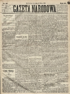 Gazeta Narodowa. 1881, nr 67