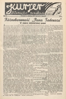 Kurjer Literacko-Naukowy. 1934, nr 8