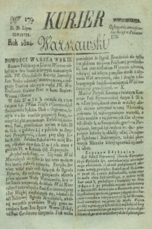 Kurjer Warszawski. 1824, Nro 179 (29 lipca)