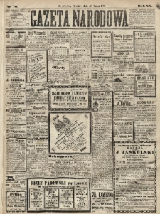 Gazeta Narodowa. 1881, nr 70
