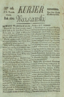 Kurjer Warszawski. 1824, Nro 228 (24 września)