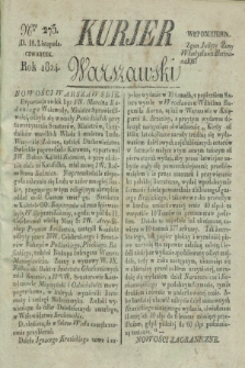 Kurjer Warszawski. 1824, Nro 275 (18 listopada)