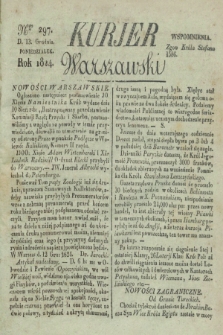 Kurjer Warszawski. 1824, Nro 297 (13 grudnia)