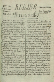 Kurjer Warszawski. 1825, Nro 23 (27 stycznia)