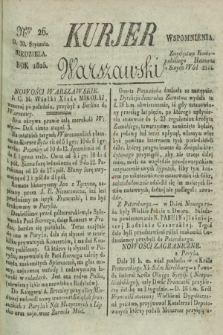 Kurjer Warszawski. 1825, Nro 26 (30 stycznia)