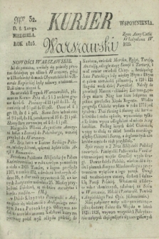 Kurjer Warszawski. 1825, Nro 32 (6 lutego)