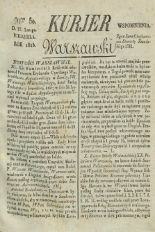 Kurjer Warszawski. 1825, Nro 50 (27 lutego)